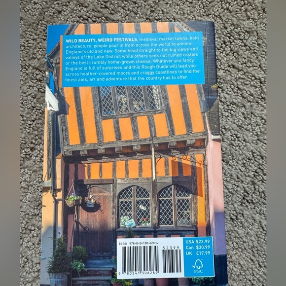 Barnes & Noble Rough Guide to England - Blue and Orange Cover - Picture 3 of 4